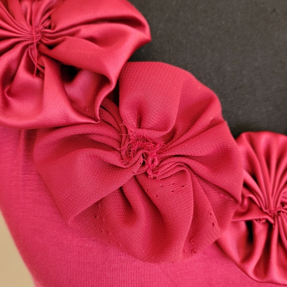 NWOT Deep Red Racerback Tank Top - Picture 7 of 11